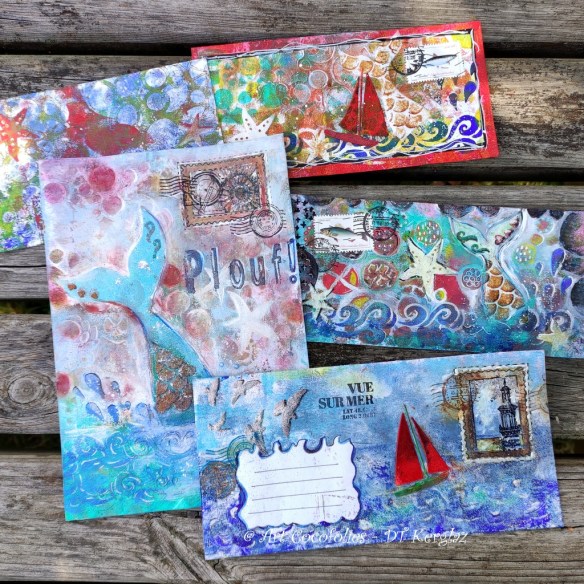 Une série de Mail Arts pour Kerglaz, par Cocofolies