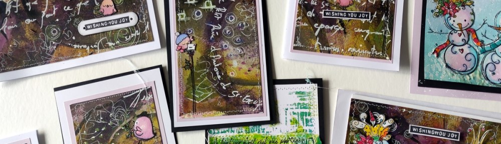 Une série de cartes de vœux, par Cocofolies